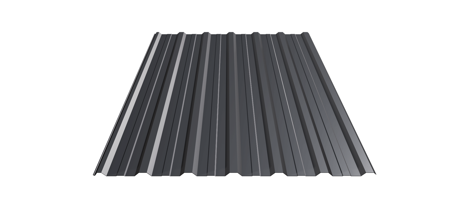 Trapéz T18 eco 0,5mm RAL 7016 ANTRACIT krytí 2,4m x 1,125m