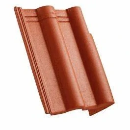  Střešní betonová taška Creaton HEIDELBERG - Krajní taška levá, 120 mm, PLANAR 