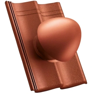  Betonová prostupová taška s krycím komínkem Ø 100 mm s flex. hadici a podstřešní průchodkou, GOTEBORG PLANAR