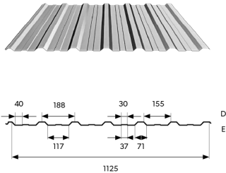 Trapéz T18 eco 0,5mm