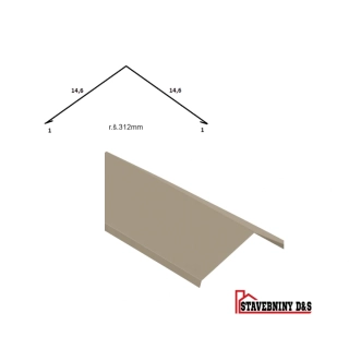 Hřeben rš: 312mm délka 2m