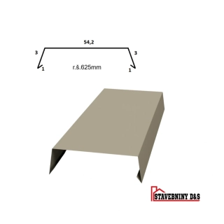 atika rš: 625 mm délka 2m