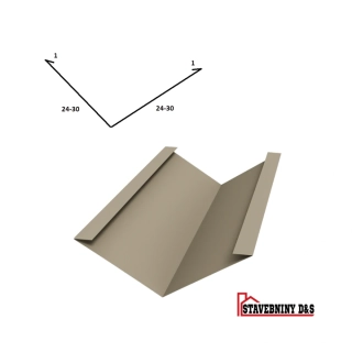 Úžlabí rš: 625mm délka 2m 