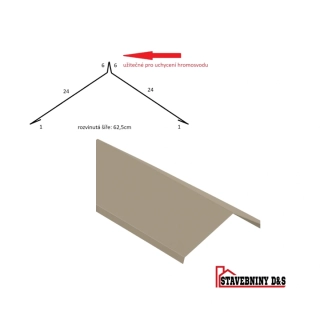 Hřeben s koněm rš: 625mm délka 2m