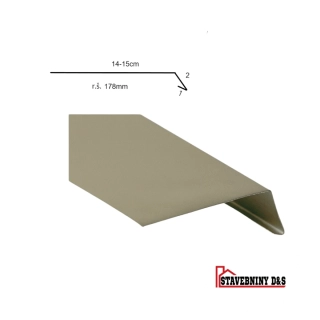 Okapnice rš: 178mm délka 2m