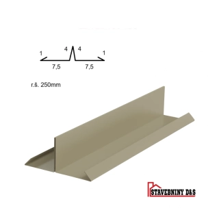Rozdělovací lišta rš: 250mm délka 2m