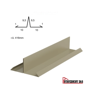 Rozdělovací lišta rš: 416mm délka 2m