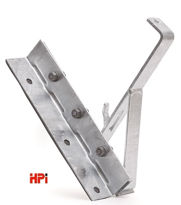 Držák sněholamu 20cm falc.plech-červený