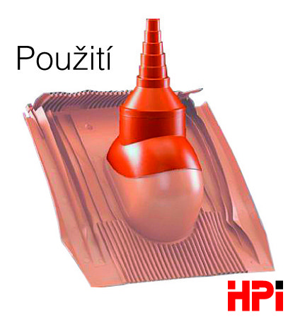 Vend. anténní nást. 125 červený